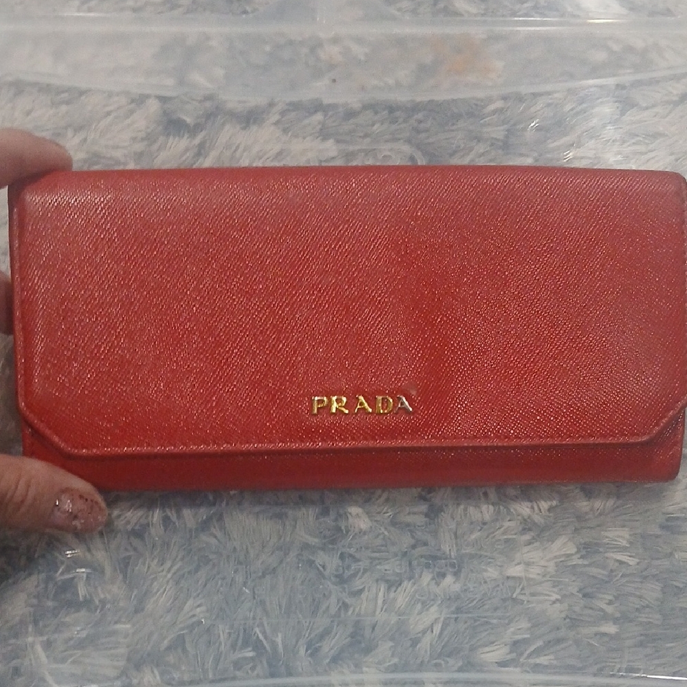 Prada Red Women's Wallet